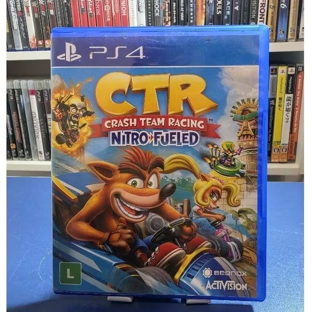 Jogo Crash Team Racing CTR Nitro-Fueled - PS4 - Mídia Física