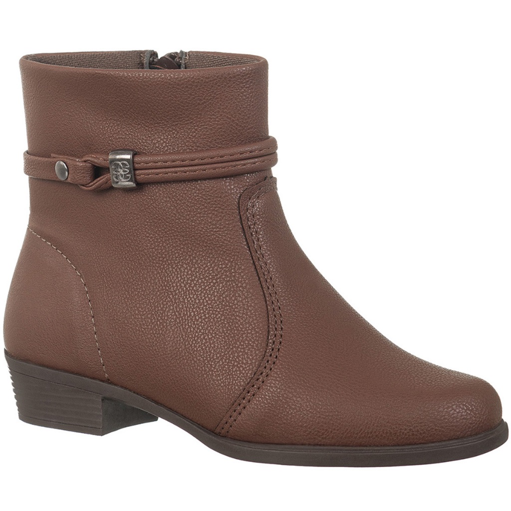 Bota Texana Feminina GiGiL Teen Country Infantil Saltinho Baixo Médio Cano Curto