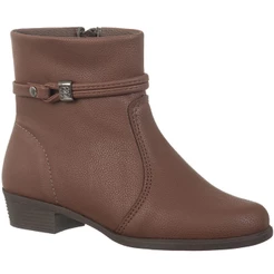 Bota Texana Feminina GiGiL Teen Country Infantil Saltinho Baixo Médio Cano Curto Confortável Moda LUNA