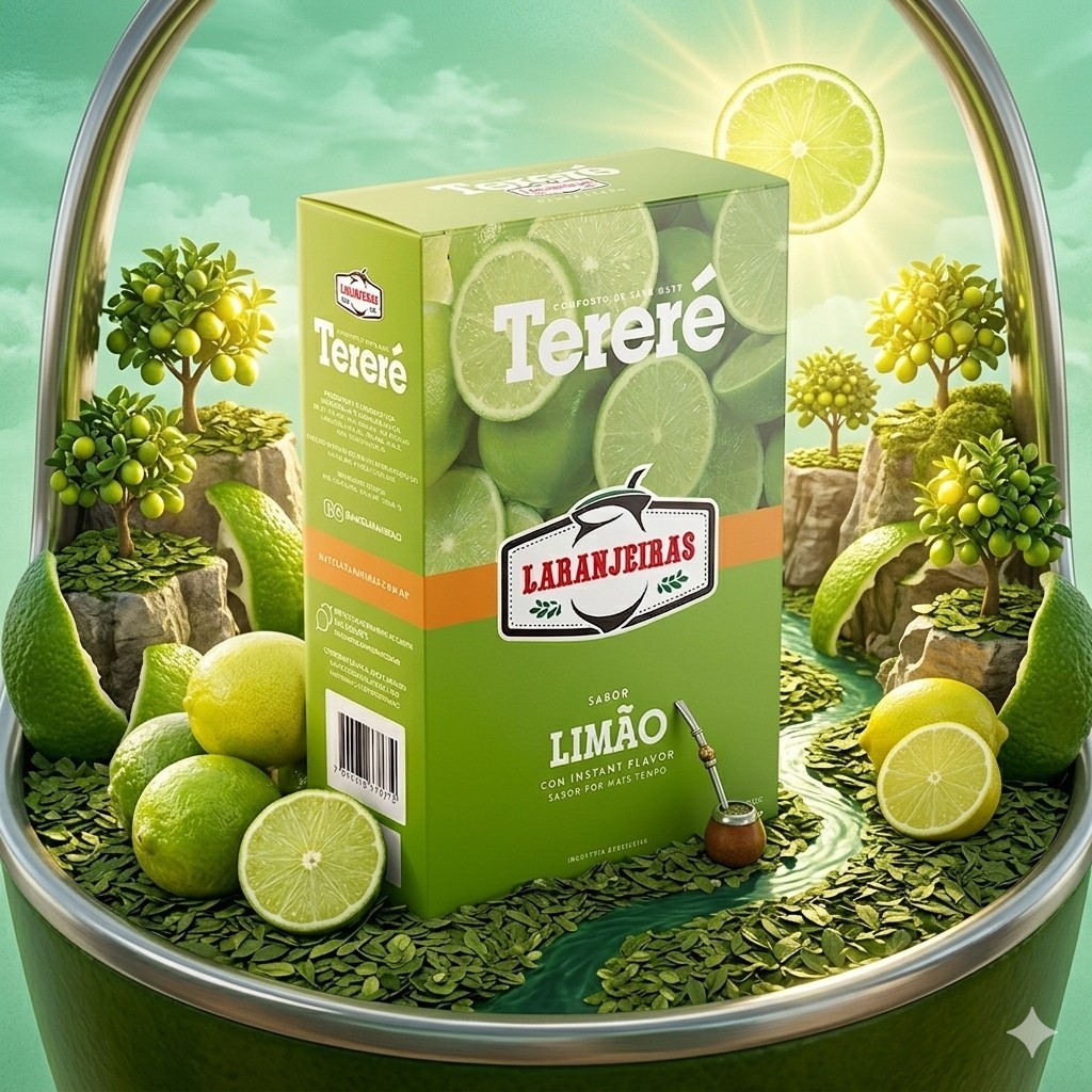 Tereré - Limão - Sede Zero - Composta de Erva Mate - 500g - Mate Laranjeiras