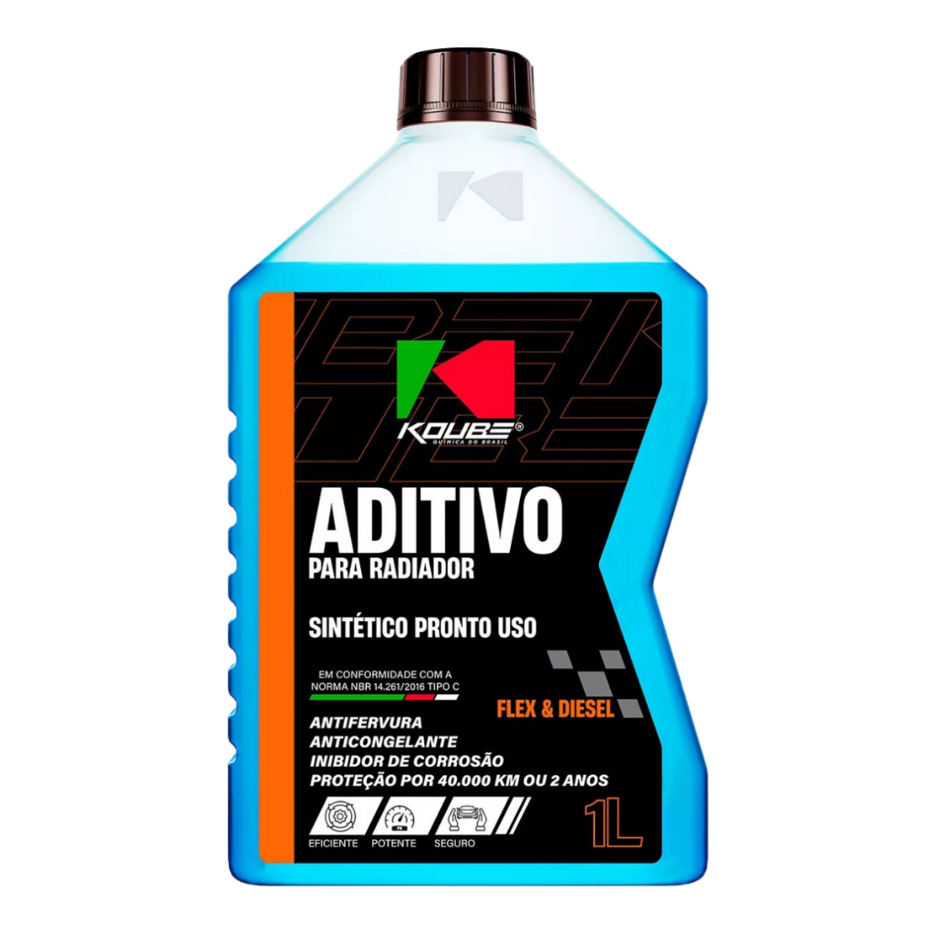Aditivo Sintético Koube Pronto Uso Azul 1l Performance Azul