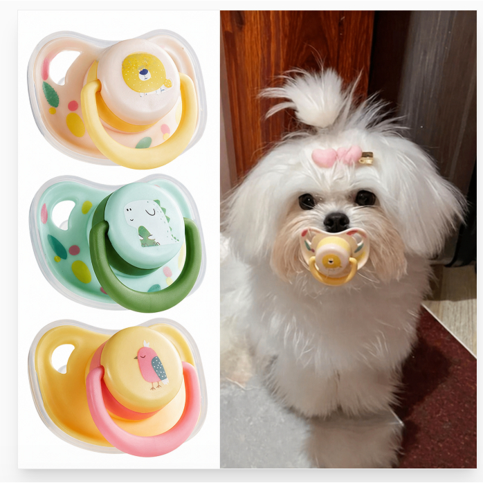 Chupeta prática Animal Silicone resistente à mordida cão Molar gato mordida brinquedo 5UCQ