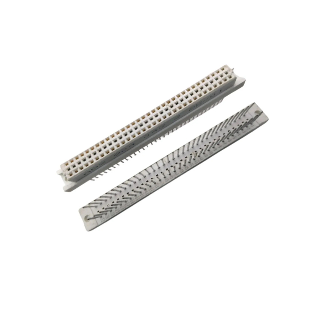 Conector Euro Femea 64 Pinos 180° – Conector DIN 41612 Reto PTH