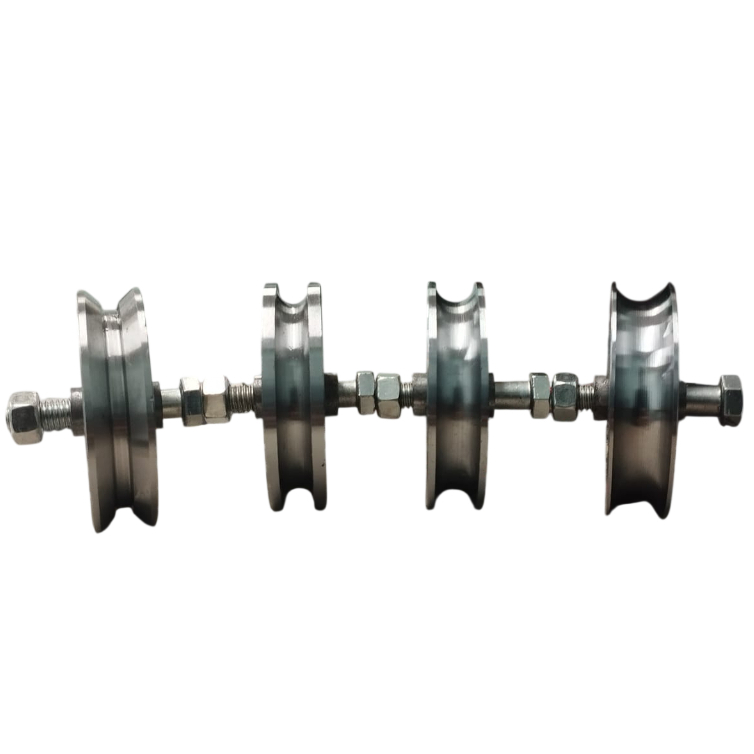 Roldana De AÇo Para Portão 4 Polegadas 101.6mm Canal V ,U3/8 U1/2 U5/8  2 Unidades