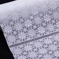 Toalha De Geladeira Plástica PVC Rendada Le Bianco 53cm x 35cm