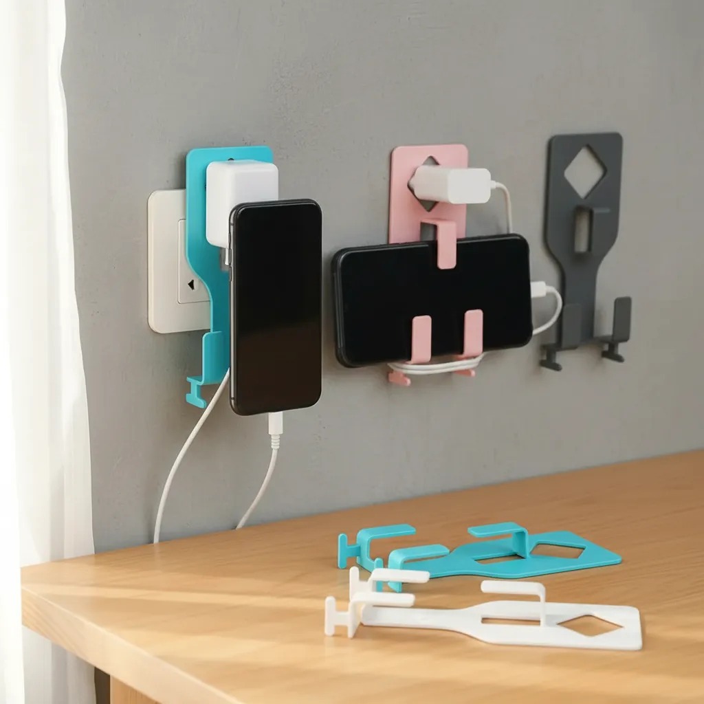 Suporte de Parede Para Carregador de Celular Smartphone