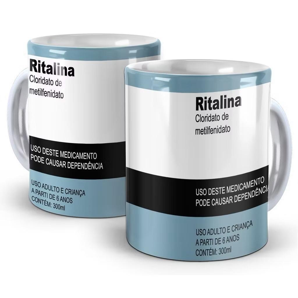 Canecas Divertidas Ritalina