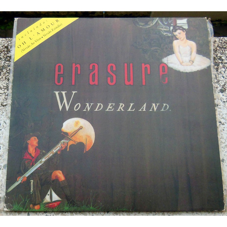Lp Erasure - Wonderland Com Encarte - Nacional Edição 1988