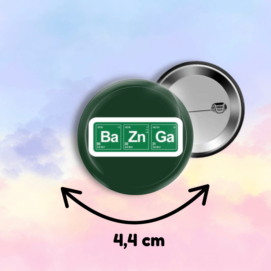 Botton The Big Bang Theory (5 unidades) 4,4cm | Bazinga | Sheldon Cooper | Caltech — imagem 2 de 2
