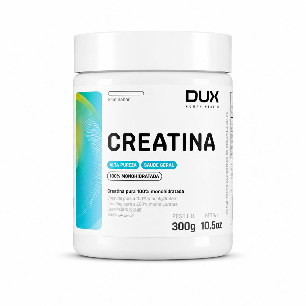 Dux Creatina Monohidratada 300g - Força e Potência Muscular