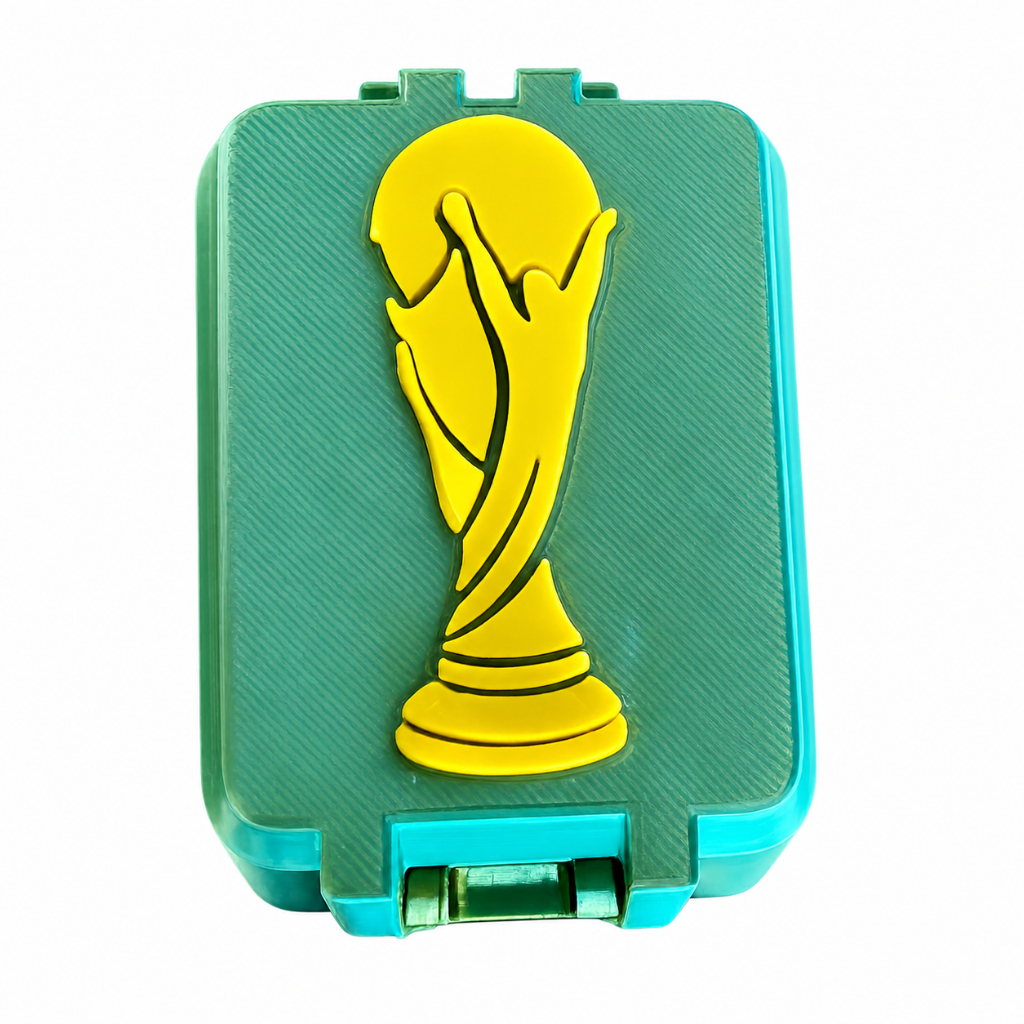 Porta Figurinhas Copa Do Mundo Caixa Organizadora Exclusiva Seleção Brasileira
