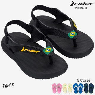 Chinelo Infantil Bebê Rider R1 Brasil Original Antiderrapante Macio