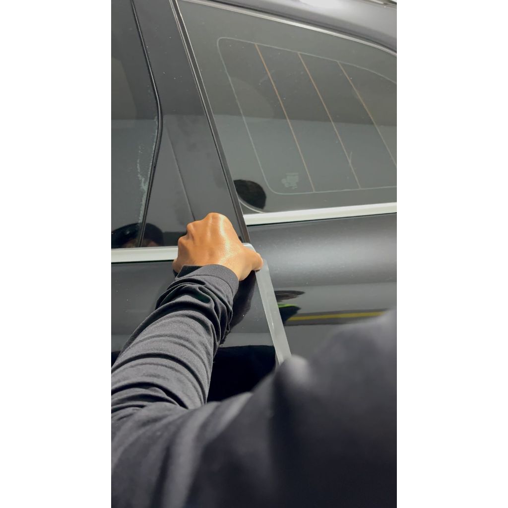 Adesivo ppf canto de  porta pelicula transparente quina de porta 4 peças