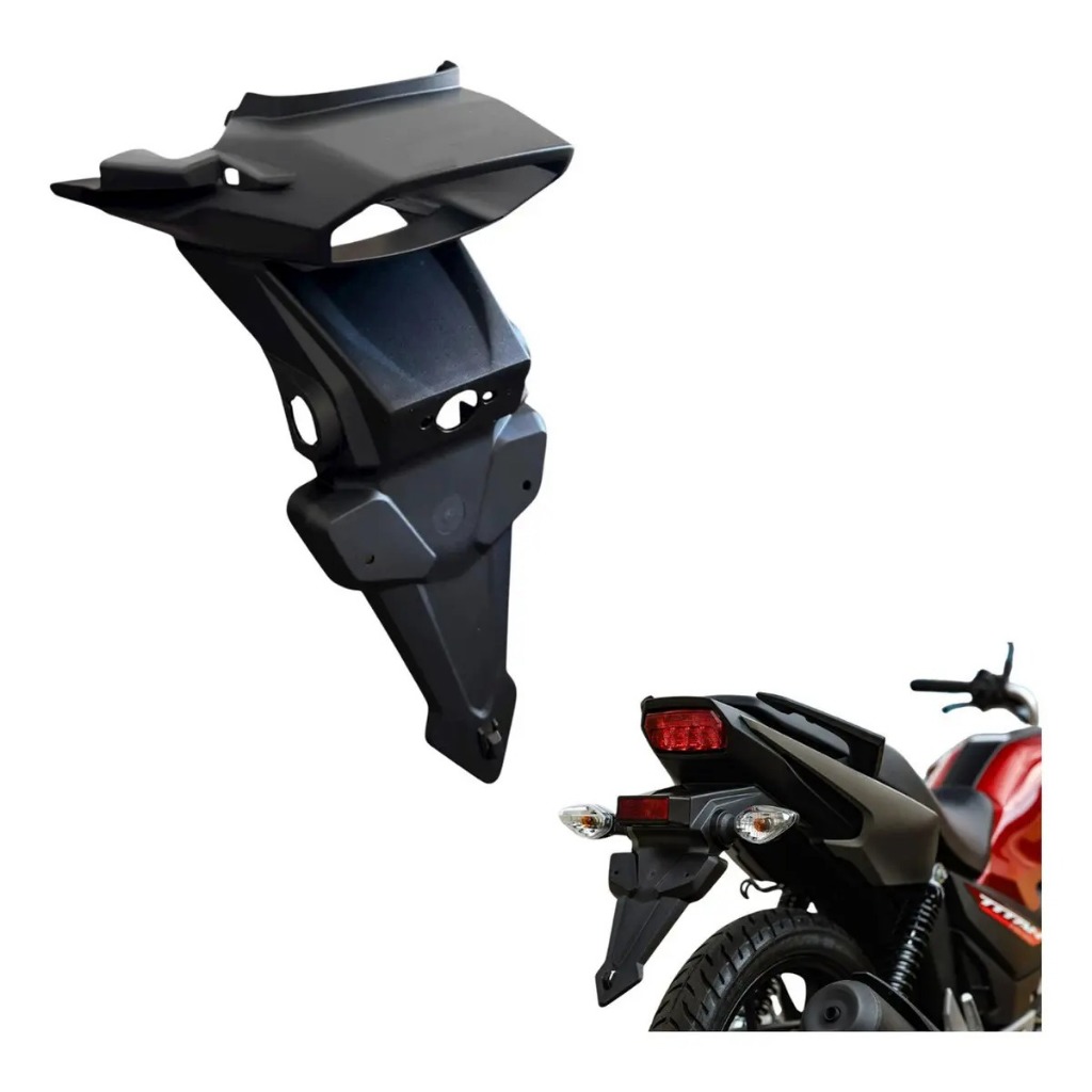 Paralama Traseiro Suporte Placa 160 Titan Fan Start 2025 2026