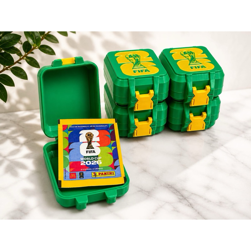 Porta Figurinhas Copa do Mundo 2026 + Pacote de Figurinhas