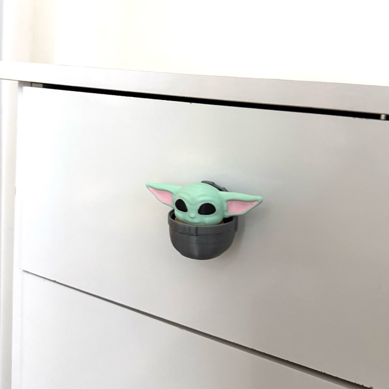 Puxador de gaveta Baby Yoda | GROGU - The Mandalorian