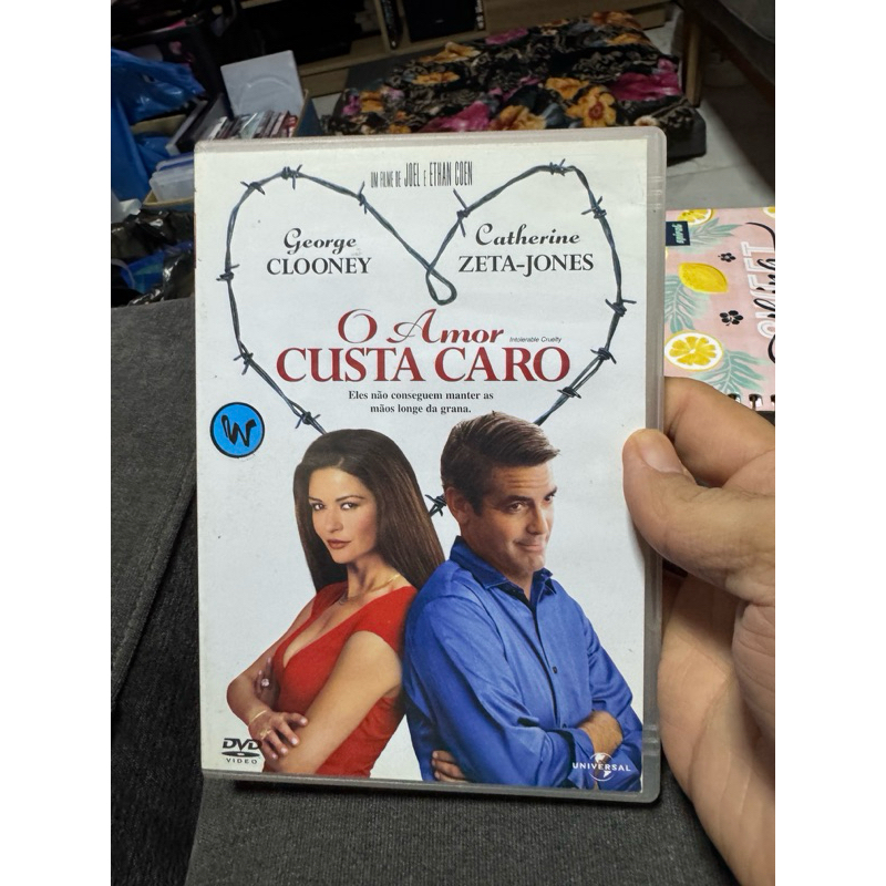 dvd O amor custa caro - George Clooney - original e dublado - fotos reais