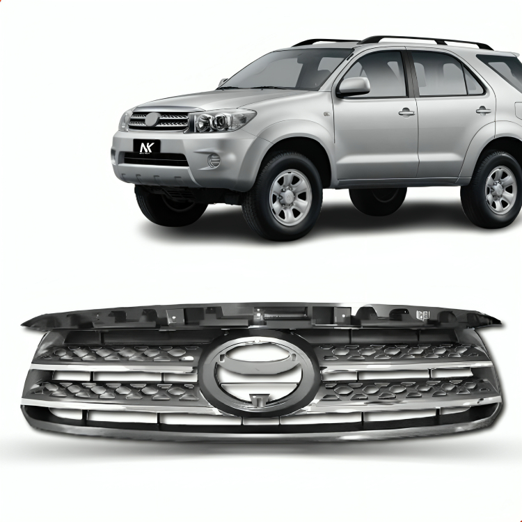 Grade Radiador Hilux SW4 2009 2010 2011 Com Friso Cromado Sem Moldura