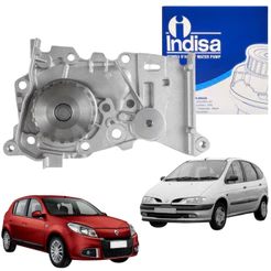 Bomba d'Água Para Renault Sandero Scenic Logan Duster Megane 1.6 16V Original Indisa