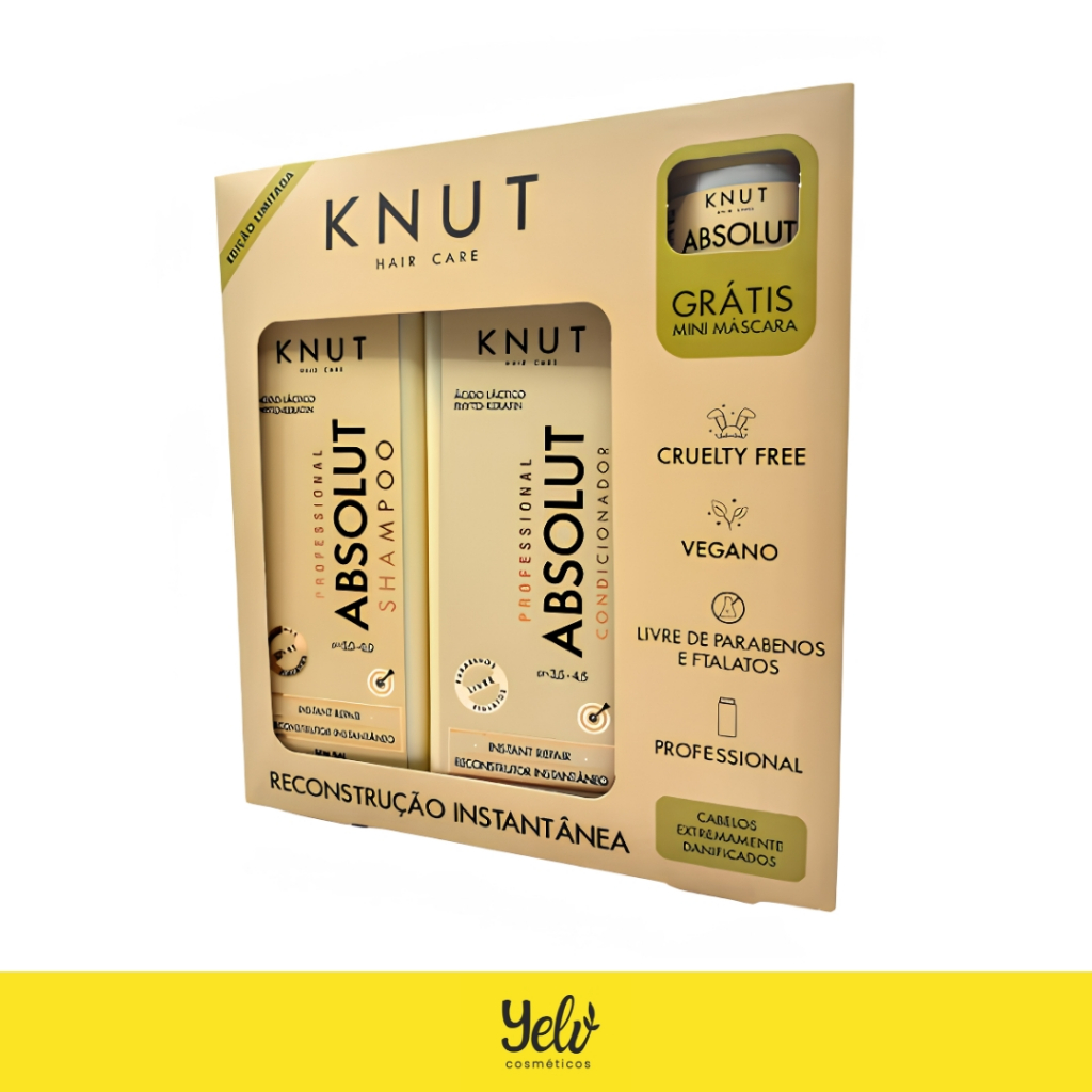 Kit PRESENTE Shampoo + Condicionador Absolut (Grátis mini máscara 30g)