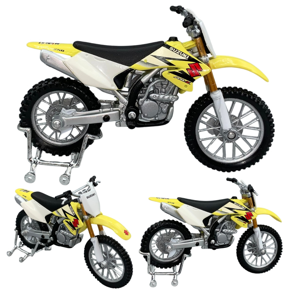 Miniatura Moto Suzuki Rm-z250 Escala 1:18 Coleção Metal