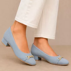 Sapato Feminino Salto Baixo Bico Redondo Ramarim 2415223