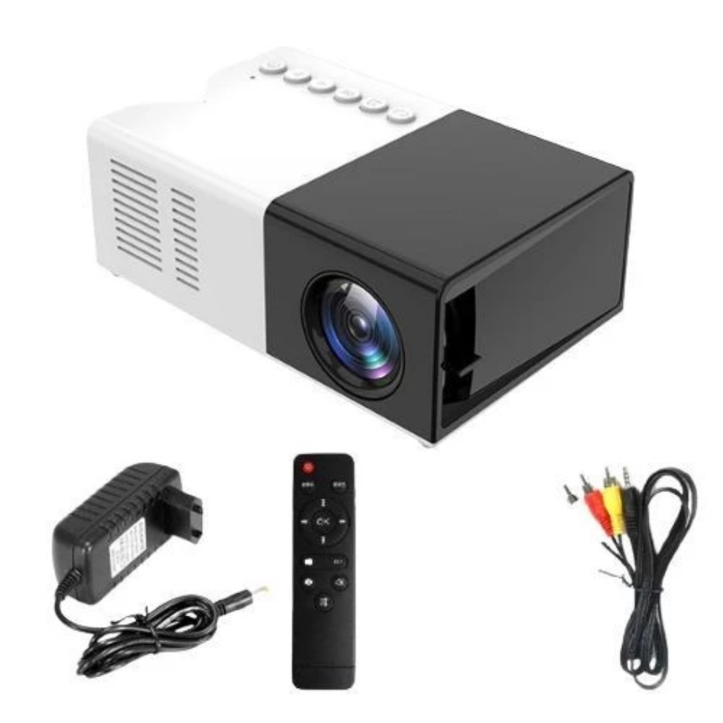 Mini Projetor Portátil YG 210 480x272 TFT - Ideal Para Atividades Com os Filhos - 110-240V