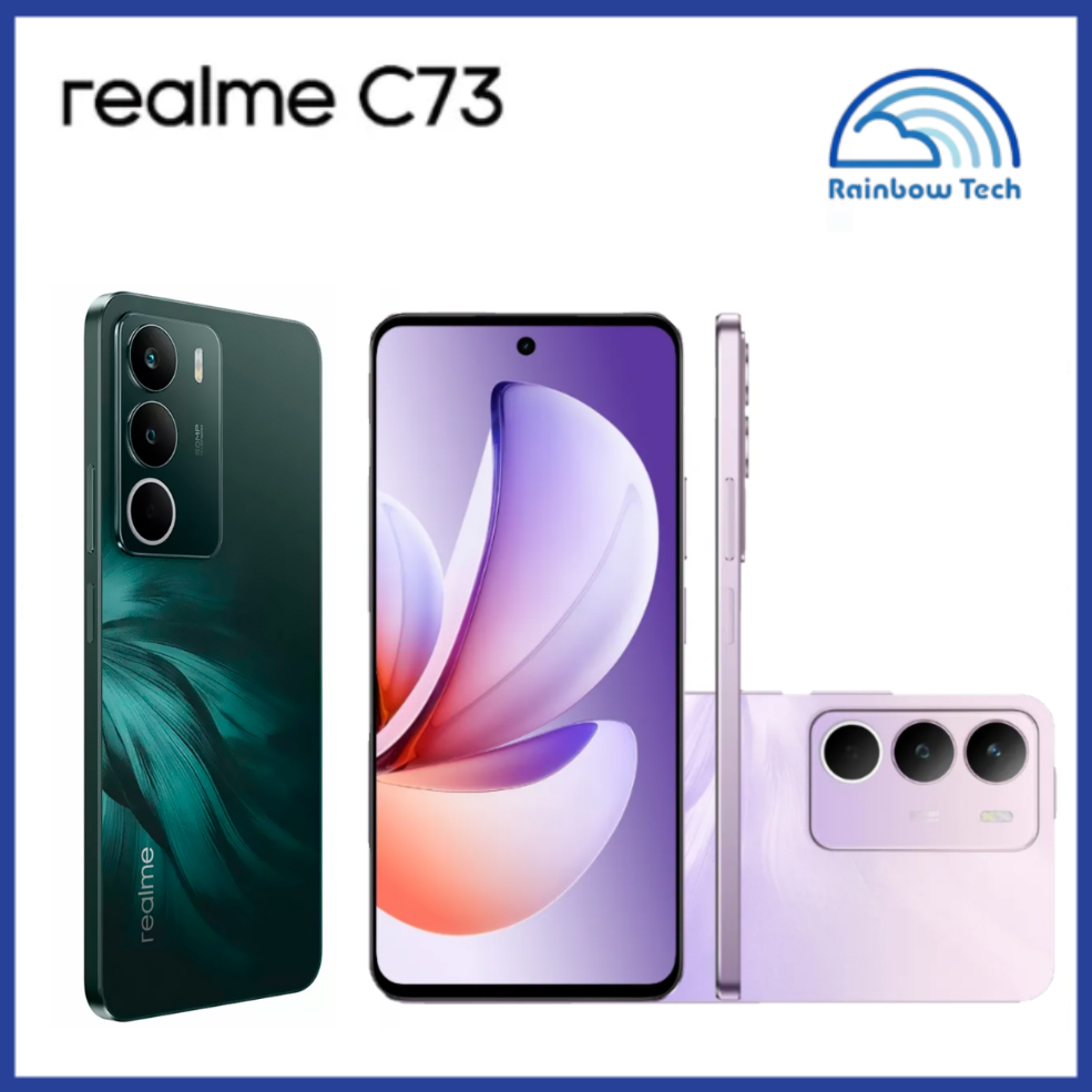 Smartphone Realme C73 4G 256GB + 8GB RAM ou 128GB + 4GB RAM 6.6" 120Hz 6000mAh