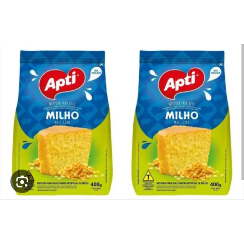Kit 2 Unidades Mistura para Bolo Apti: Faça Bolos fácil Fofinhos, Rápidos e Deliciosos em Casa!