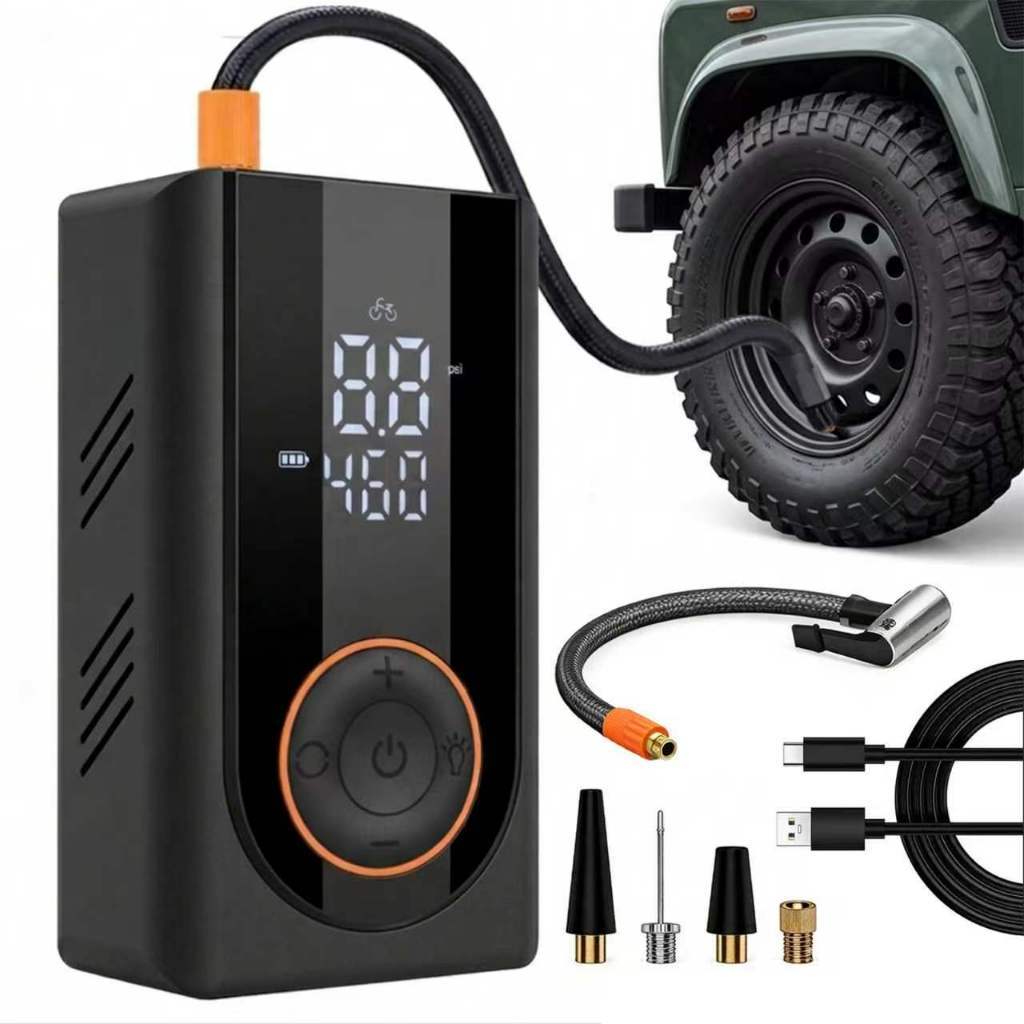 Mini Compressor de Ar Portátil 5V 1A Inflador Elétrico Recarregável Bomba de Ar para Bicicleta Moto Bola Pneus