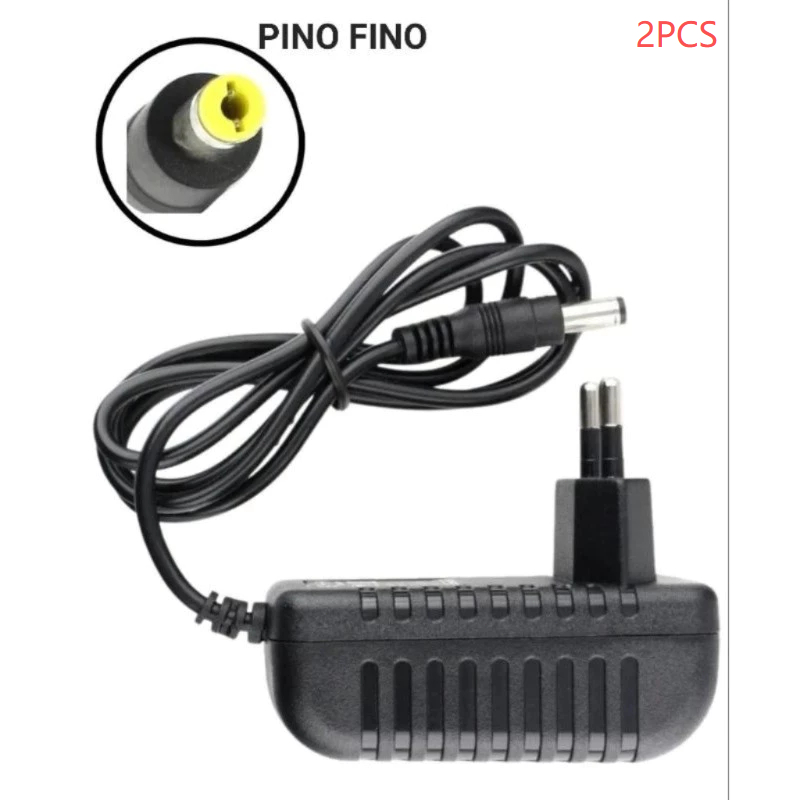 2PCS Fonte Carregador para Caixa de Som 9V 3A - Proteção contra Curto e Sobrecarga, Plug HP Mini
