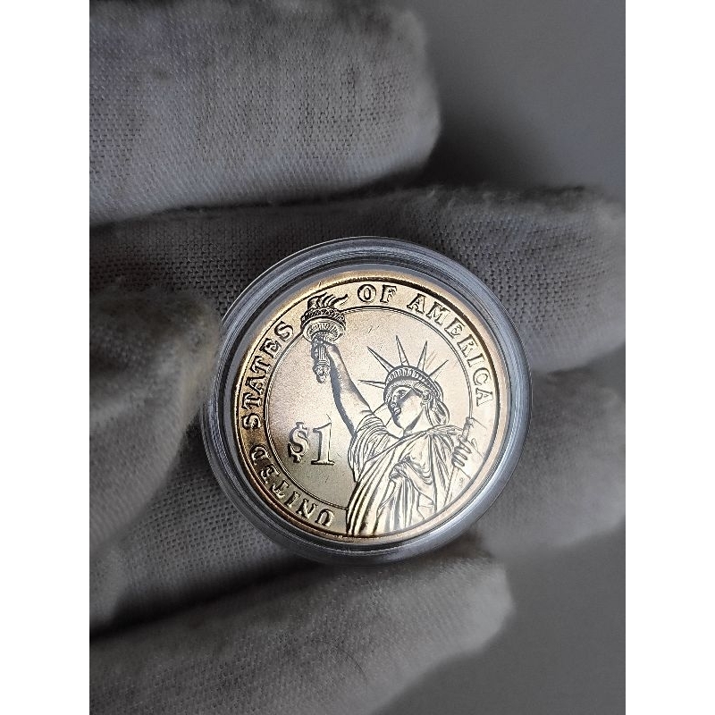 Moeda 1 Dólar Americano Rutherford B. Hayes (2011) Presidente USA - Com Cápsula