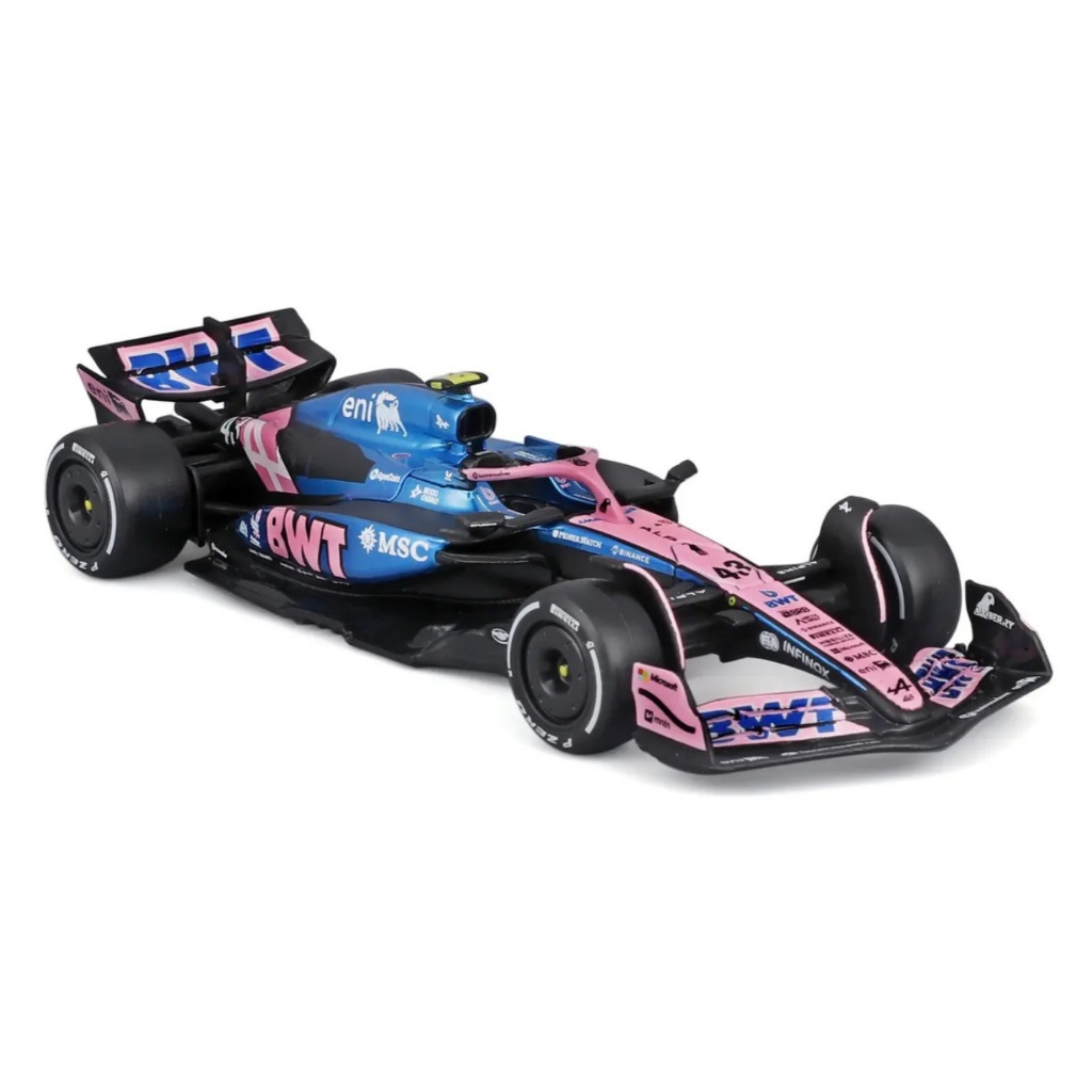 Miniatura F1 Alpine A525 Franco Colapinto 2025 1:43 Bburago Preto
