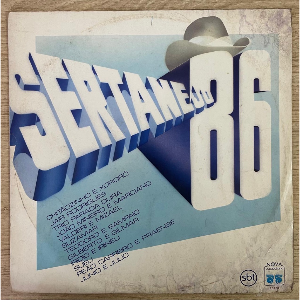 LP Disco Vinil Sertanejo 86