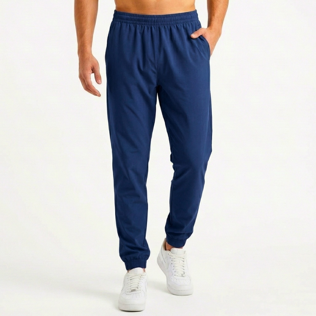 Calça Tactel Elastano Casual Jogger Esportiva Masculina Academia treino bolso cordão Agasalho