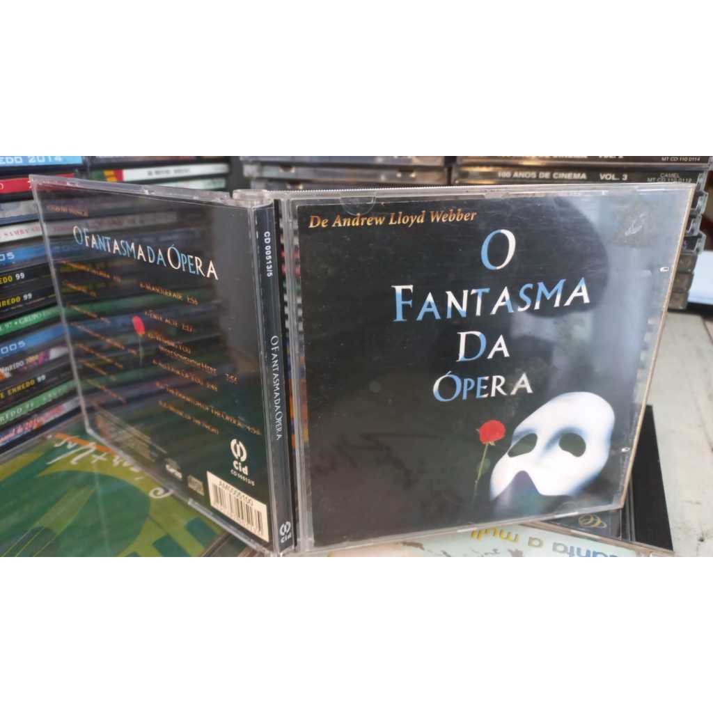 * CD - O Fantasma da Ópera - The Phanton of The Opera andrew lloyd webber