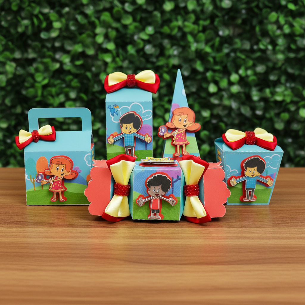 Kit Festa 3 Palavrinhas + BRINDE | Lembrancinhas Aniversário Infantil | Lembrancinha Personalizada 