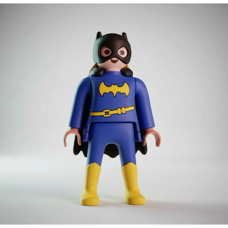 Batgirl- Brinquedo Colecionável Kinder Ovo - Playmobil Coleção DC Comics (Disponível)