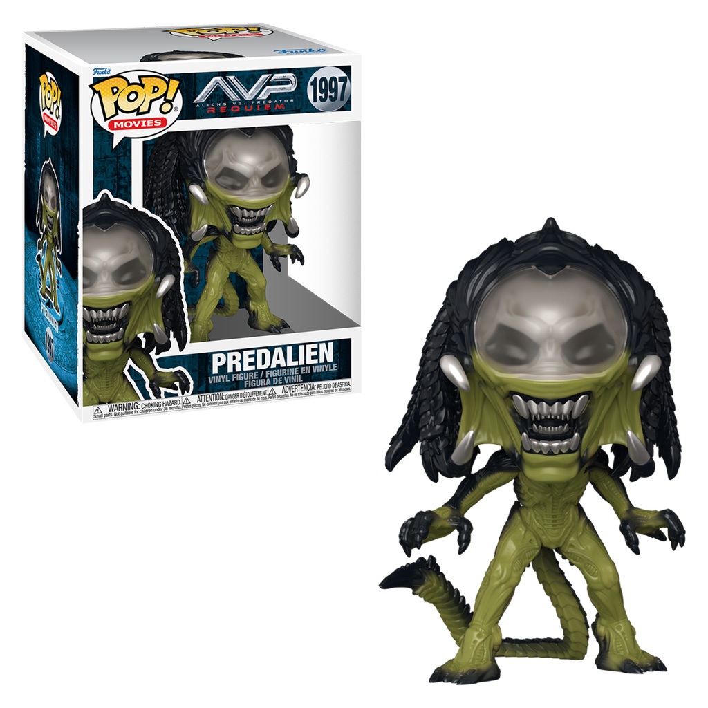 FUNKO POP MOVIES ALIEN VS. PREDATOR REQUIEM - PREDALIEN 1997 NOVO ORIGINAL