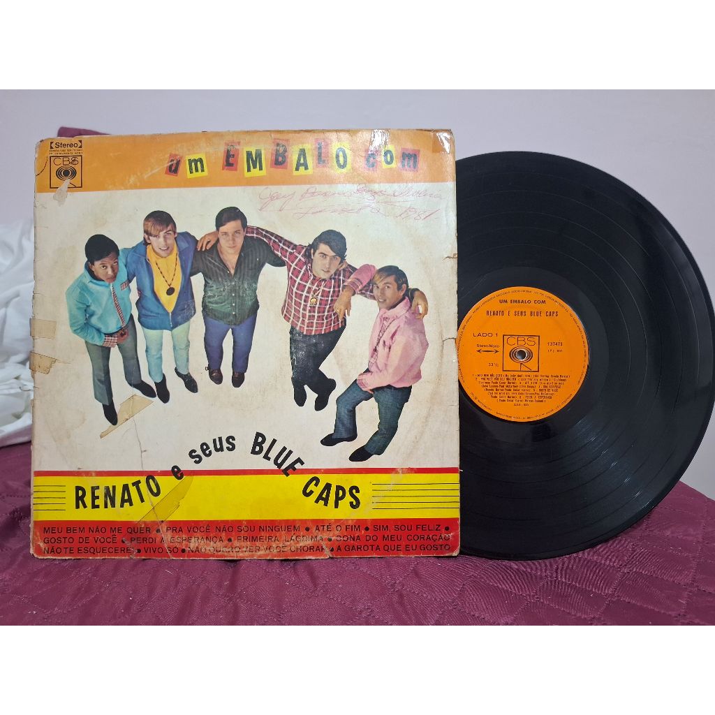Lp Um Embalo Com Renato E Seus Blue Caps 1971 (jovem Guarda)
