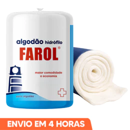 Algodão Hidrófilo Rolo Higiene Multiuso Marca Farol
