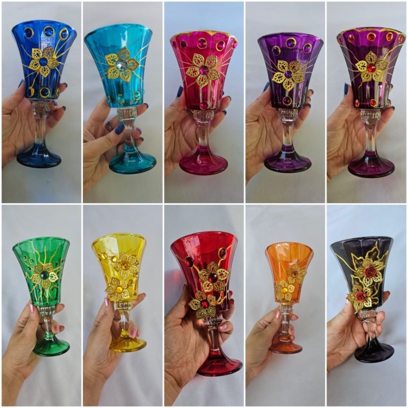 Taça cigana pombagira varias opções de cores Umbanda Candomblé Quimbanda povo oriente