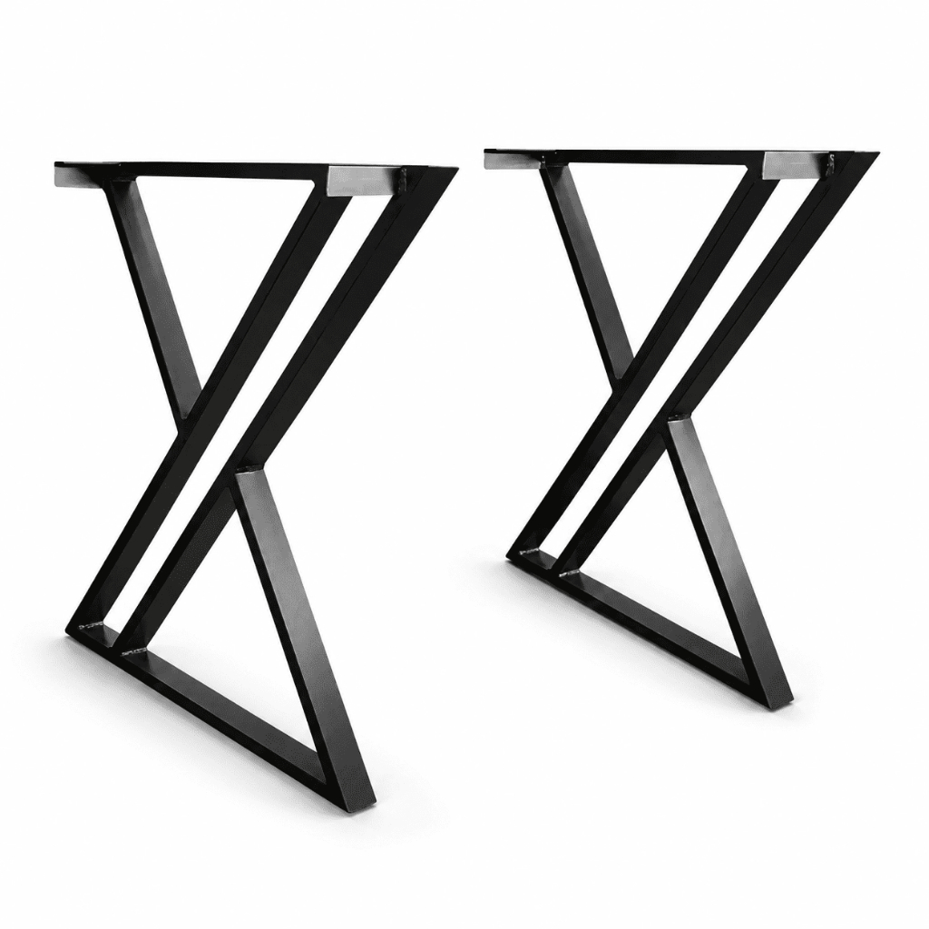Pés X para Mesa Estilo Industrial Base de Ferro para Mesa de Jantar Sala ou Cozinha