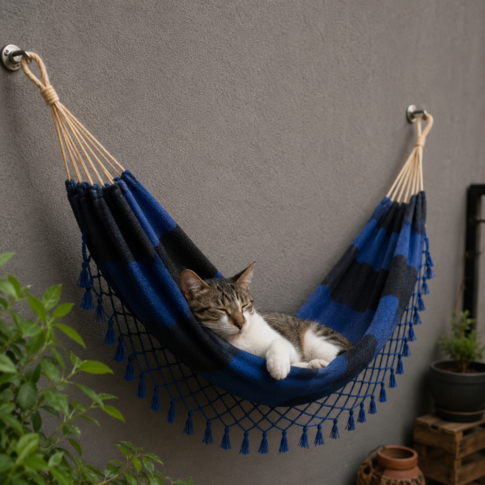 Rede de descanso suspensa para gatos e cachorros cama para pet, descanso para pet