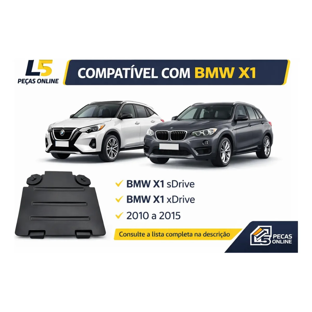Tampa Parabarro Acesso Farol Bmw X1 E84 2010 A 2015 Proteção Água Lama Lado Esquerdo Direito Peça