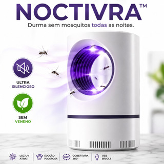 Luminária Mata Mosquito LED UV USB Bivolt Armadilha Insetos Elétrica Noturna Silenciosa