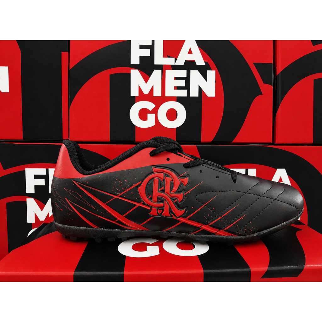 Chuteira Society Flamengo Oxn Avanti 3 2026 Original