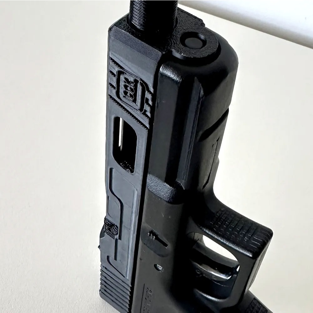 Kit Slide Cm030 Logos Glock + Miras + Rosca 14mm + Base Fiel