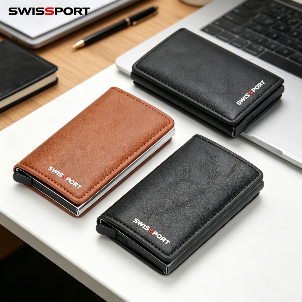 Mini Carteira Porta Cartões Antifurto Masculino Rfid