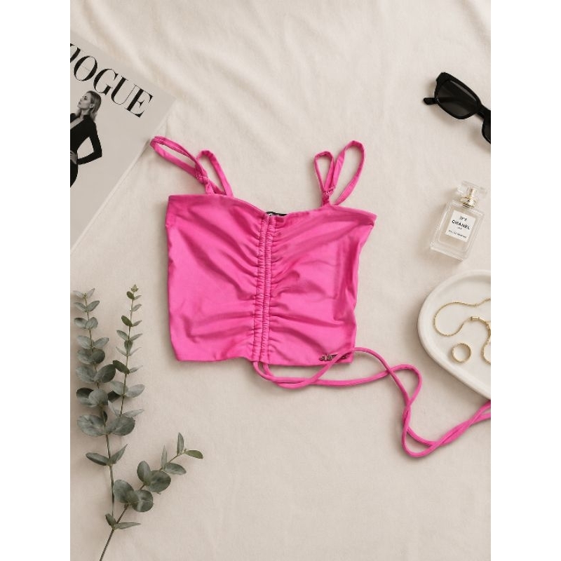 Cropped Infantil Planet Girls Com Regulagem Tam 12 - Brechó Desapego Menina Juvenil Estampado Com Elastano Blogueirinha